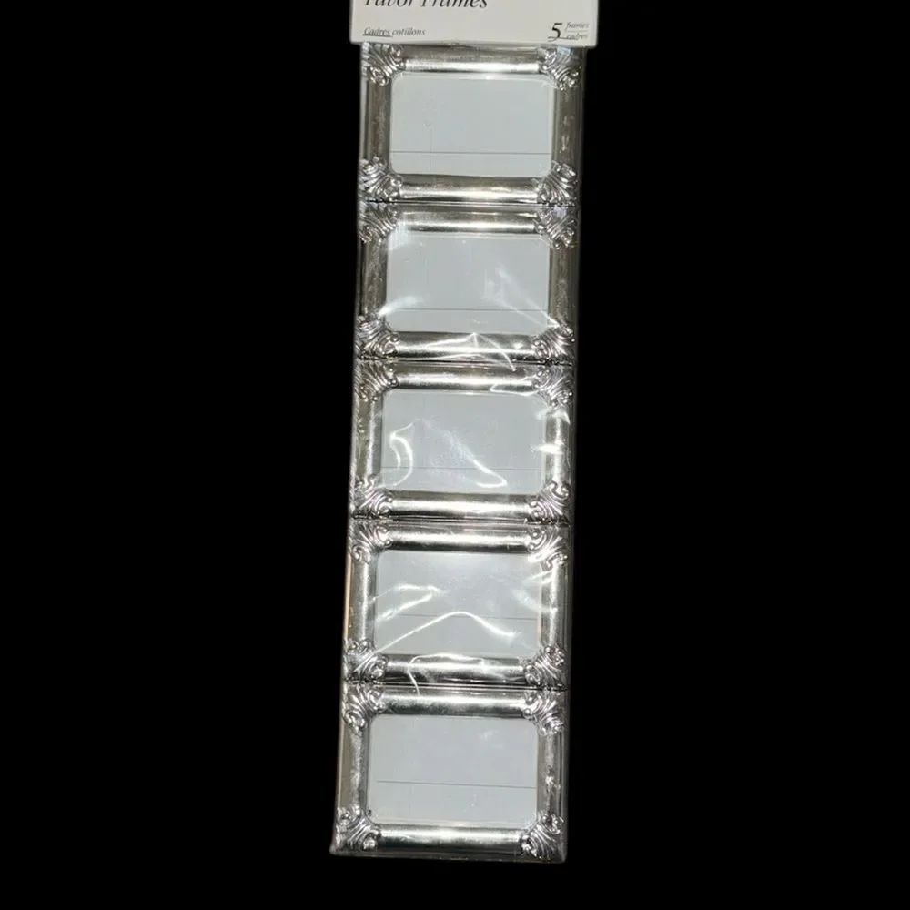 Wilton Silver Favor Frames Set of Five!